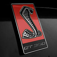 Load image into Gallery viewer, shelby gt350 front splitter letter decal overlay vinyl
