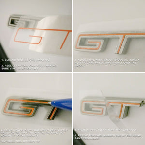 GT350 Fender Badge Insert Set