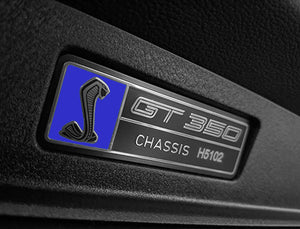 GT350 Dash Chassis Overlay